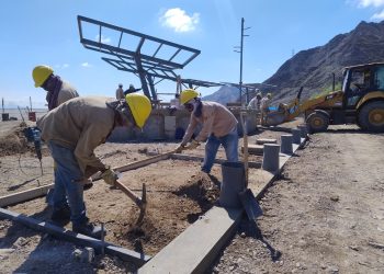 Los miradores que transformarán Punta Negra llevan un 60% de avance