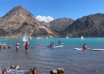 Amplían la zona de playa en el Dique Punta Negra ante el auge del turismo local