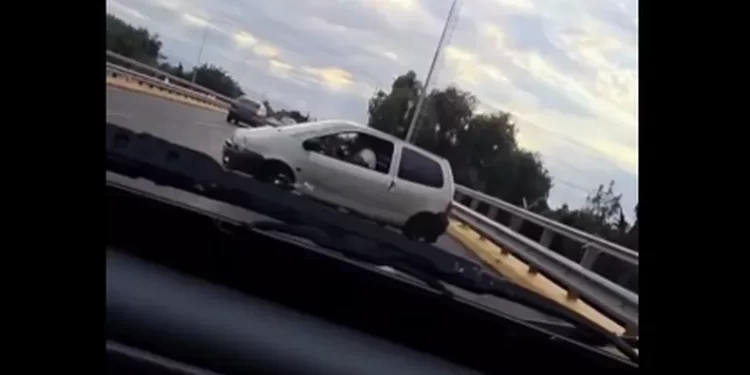 Indignación por un automovilista que giró en contramano en plena Circunvalación