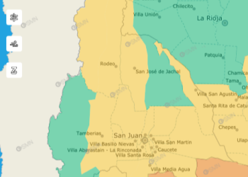 Viento zonda y granizo: tormentas severas ponen en alerta a San Juan
