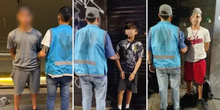 Tres chicos de 14 y 15 años fueron detenidos 27 veces en 2025