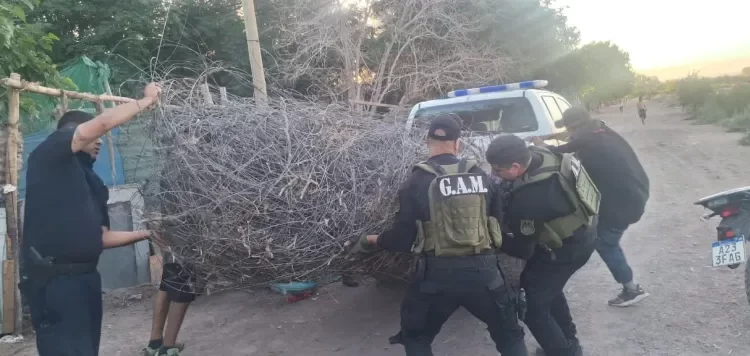 Recuperan 1.000 kilos de alambre robado de una finca