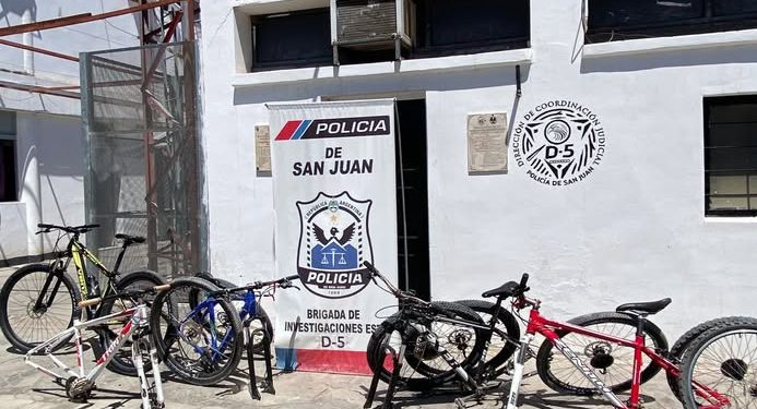 Cayó una banda dedicada al robo de bicicletas