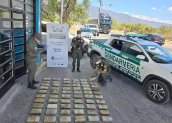 Cae cargamento de 65 kilos de marihuana en un colectivo que tenía a San Juan como escala