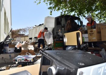 San Juan dio un paso histórico con la venta de 2,5 toneladas de residuos electrónicos para reciclaje