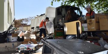 San Juan dio un paso histórico con la venta de 2,5 toneladas de residuos electrónicos para reciclaje