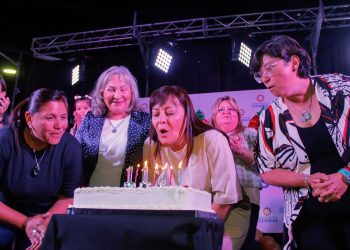 Festejo: más de 10 mil vecinos coparon la Plaza de Chimbas en el 112° aniversario