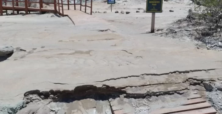 Ischigualasto sigue cerrado tras el temporal: fuertes daños en el circuito y trabajos contrarreloj