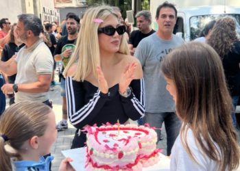 Wanda Nara festejó su cumpleaños con los participantes de MasterChef
