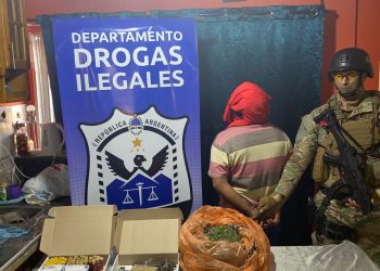Secuestraron armas y drogas: un hombre quedó imputado