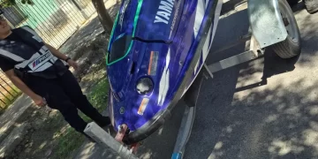 Detuvieron a un menor tras intentar robar una moto de agua