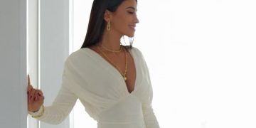 Antonela Roccuzzo deslumbró en redes con un vestido