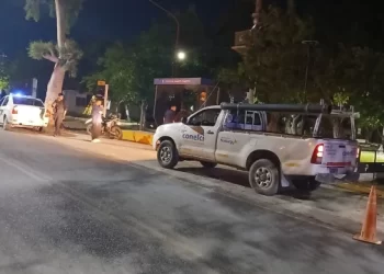 Adolescente recibió una descarga eléctrica en una plaza de Pocito