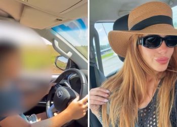 Podrían inhabilitar la licencia de conducir de Valeria Aquino por el video viral de su hija al volante
