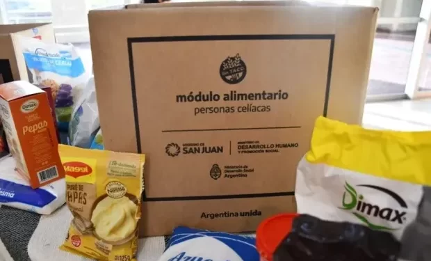 Comenzó la entrega de módulos para celíacos del mes de diciembre