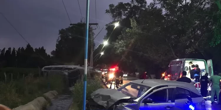 Choque en Albardón: denunciaron el robo de $15 millones que quedaron esparcidos tras el impacto