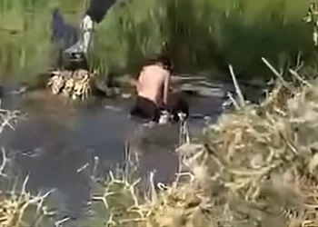 Video que generó revuelo en San Juan: registraron a una pareja en una situación íntima en el río