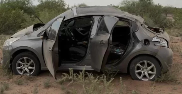 Límite San Juan–La Rioja: un bache provocó un accidente vial en la Ruta 141