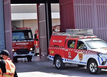 Incendio destruyó por completo un kiosco en Zonda y dejó importantes pérdidas