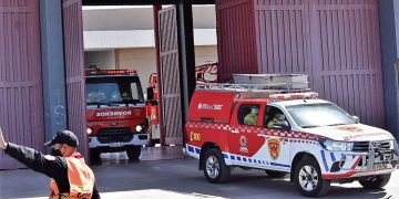 Incendio destruyó por completo un kiosco en Zonda y dejó importantes pérdidas