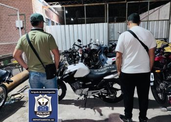 Recuperan en Chimbas una moto robada y la trasladan a sede policial