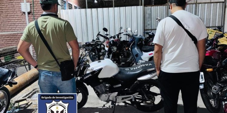 Recuperan en Chimbas una moto robada y la trasladan a sede policial