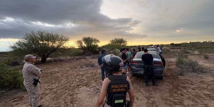 Operativo en 25 de Mayo: desbaratan carrera de caballos clandestina y detienen a siete hombres