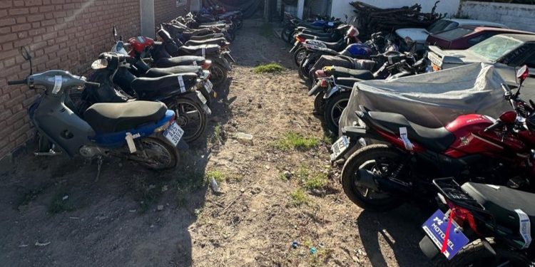 25 de Mayo: retiraron de circulación motos ensambladas y buscan a los dueños