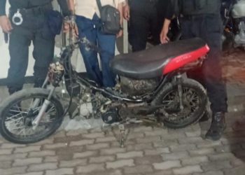 Recuperan una moto robada en Casuarinas