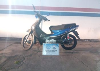Secuestraron una moto robada y detectaron documentación apócrifa