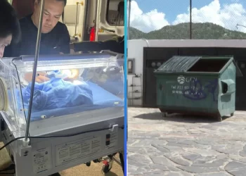 Bebé fue abandonado en un contenedor de basura y murió
