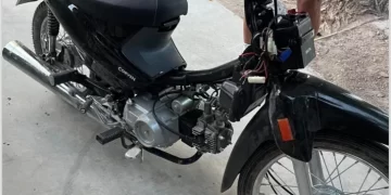 Le robaron una moto recién comprada y la Policía la recuperó en Sarmiento