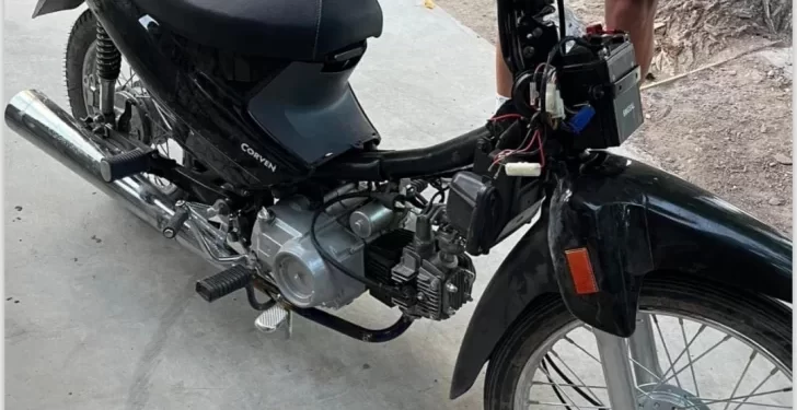 Le robaron una moto recién comprada y la Policía la recuperó en Sarmiento