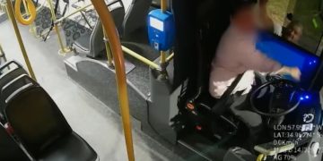 Se peleó con un colectivero, se confundió y le rompió el tabique a otro chofer
