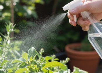 Rociar agua con vinagre en las plantas: para qué sirve