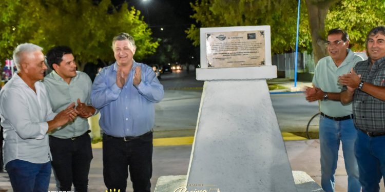 Con homenaje a los vitivinícolas, Jalife inauguró obras en 25 de Mayo