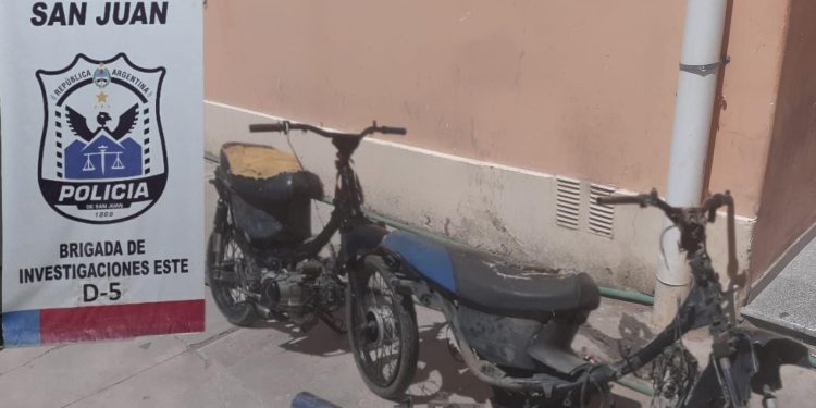 Golpe al hurto en 9 de Julio: hallaron una moto desarmada y vinculan a un menor