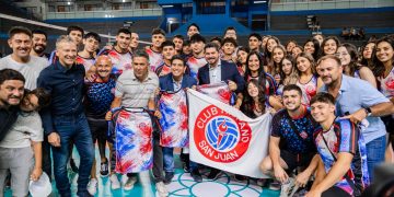 Marcelo Orrego dio inicio a la Liga Federal de Vóley en el Aldo Cantoni