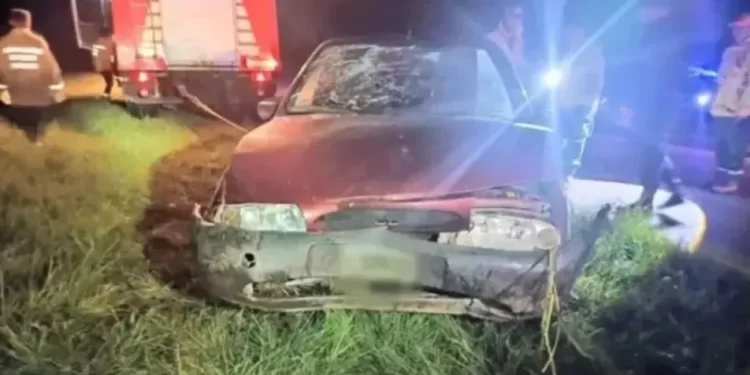 Cuatro sanjuaninos hospitalizados tras vuelco en la ruta 47 de San Luis