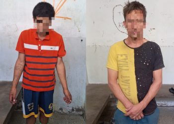 Detuvieron a tres hombres que andaban por el techo de una casa