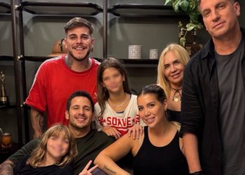 El llamativo encuentro del hermano Mauro Icardi con Wanda Nara, Maxi López y Martín Migueles