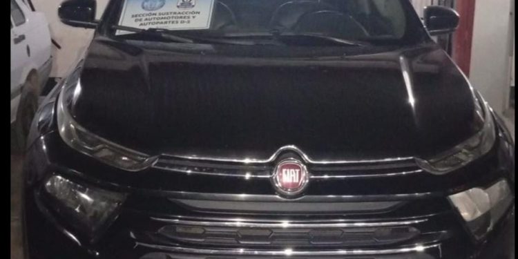 Secuestran una Fiat Toro con patente apócrifa y numeración adulterada