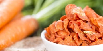 Chips de zanahoria en freidora de aire: el snack saludable y crujiente