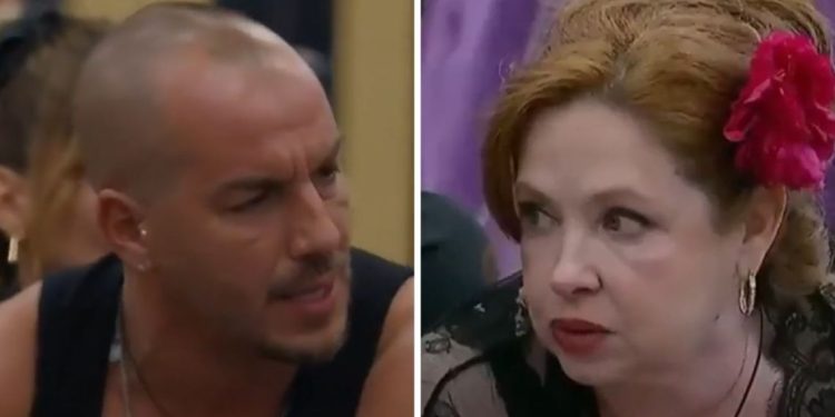 Polémica en Gran Hermano: Andrea del Boca cruzó a Emanuel Di Gioia por reírse de los dichos racistas de Carmiña Masi