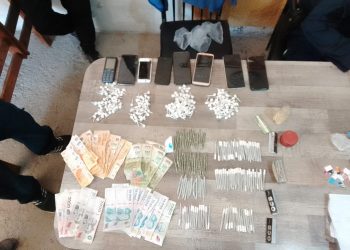Allanamiento en Angaco: secuestran droga, celulares y dinero en efectivo