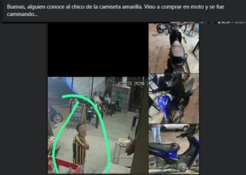 Buscan a un hombre que llegó en moto a comprar, se la olvidó y volvió caminando