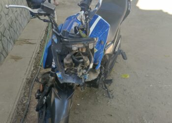 Grave accidente en Caucete: un menor fue hospitalizado tras chocar en moto