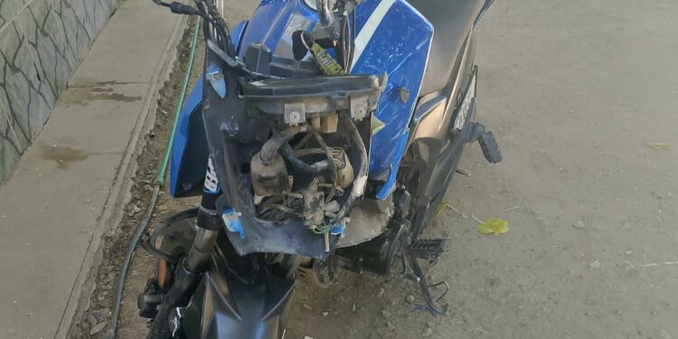 Grave accidente en Caucete: un menor fue hospitalizado tras chocar en moto