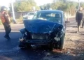 9 de Julio: tres heridos tras un violento choque entre un auto y una camioneta