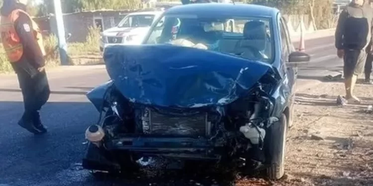9 de Julio: tres heridos tras un violento choque entre un auto y una camioneta